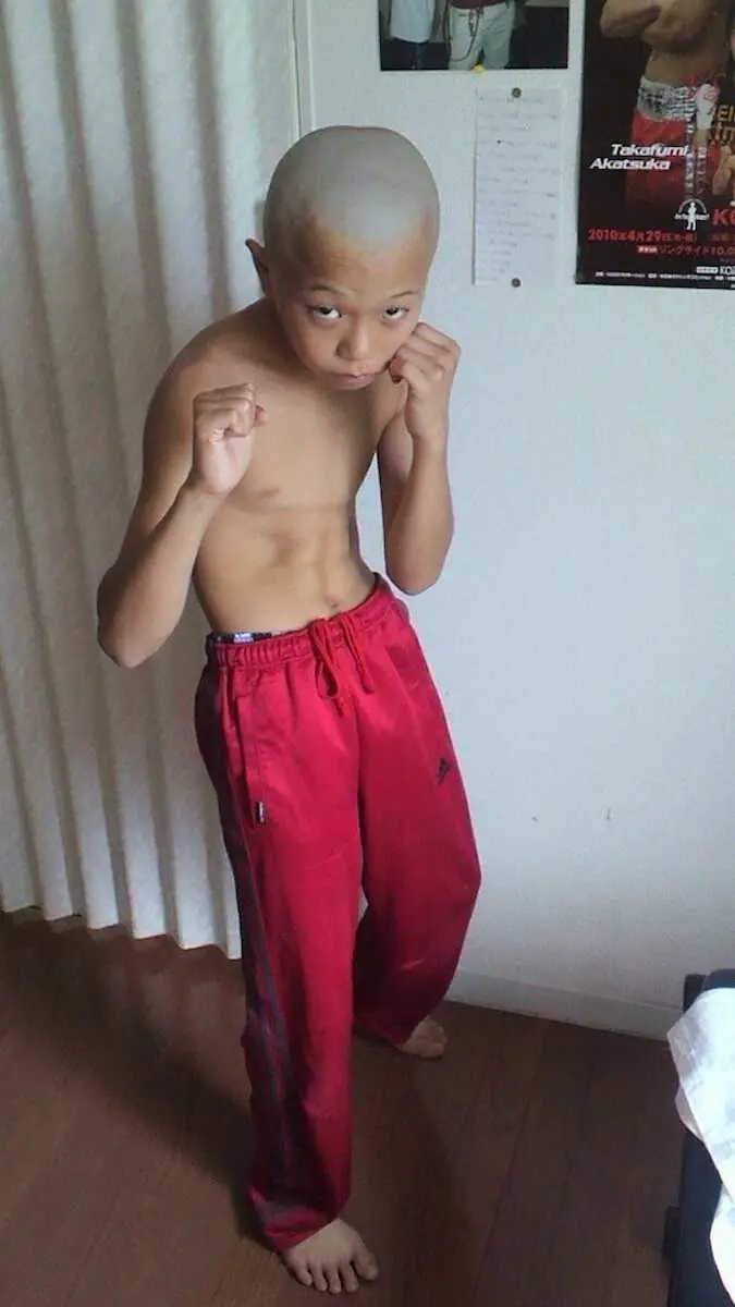 【画像・写真】中1時の中谷（本人提供）