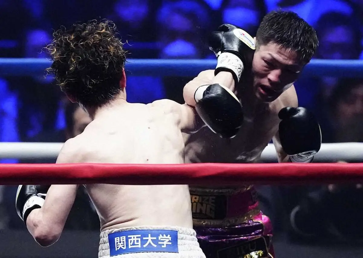 【画像・写真】拳四朗VSユーリ　フライ級統一戦は打ち合いの激闘！ファン大熱狂「どっちが勝つかわからない」