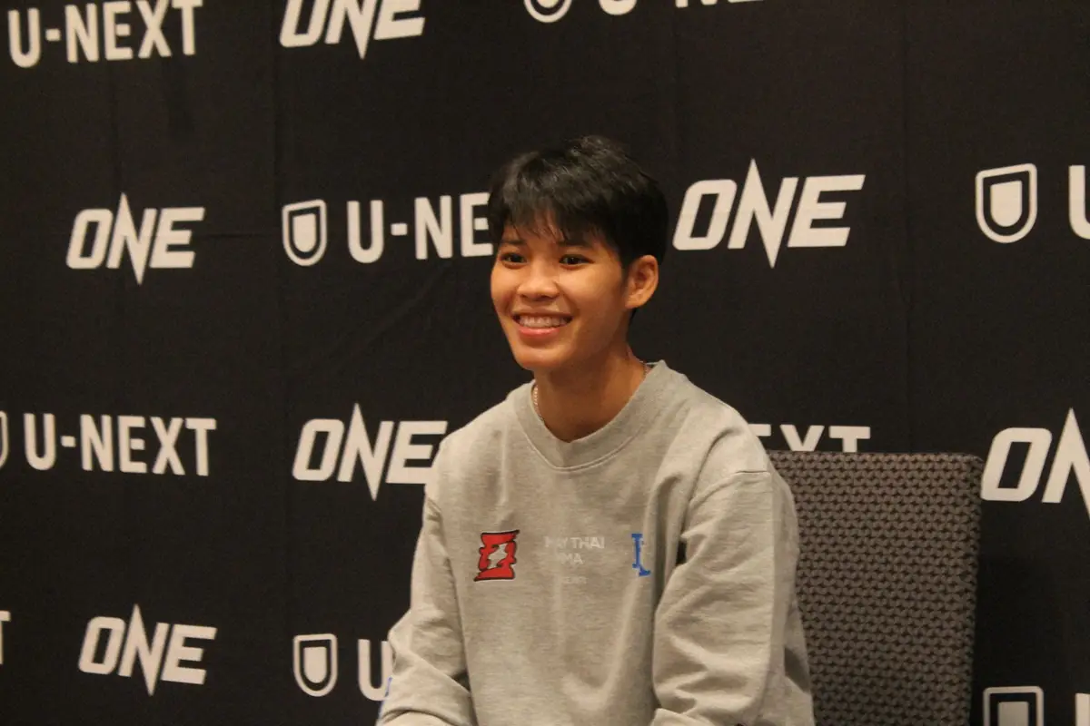 【画像・写真】【ONE】女子王者ペッディージャー「100％勝つ」　KANAと打ち合い宣言！試合後の楽しみも明かす