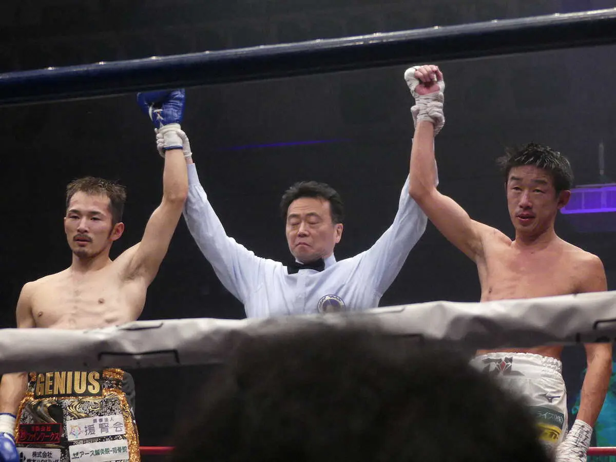 【画像・写真】清水聡VS阿部麗也は熱戦ドロー！　フェザー級サバイバル戦は痛み分け　両者ともに「勝ったと思ったが…」