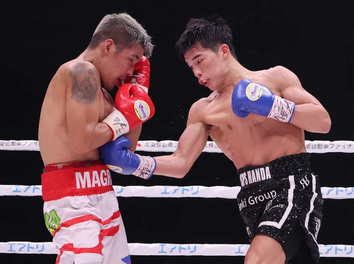 【画像・写真】横山葵海が国内最速タイ3戦目で東洋太平洋王座奪取！王者マグラモに大差判定勝ち「自信を持てた」