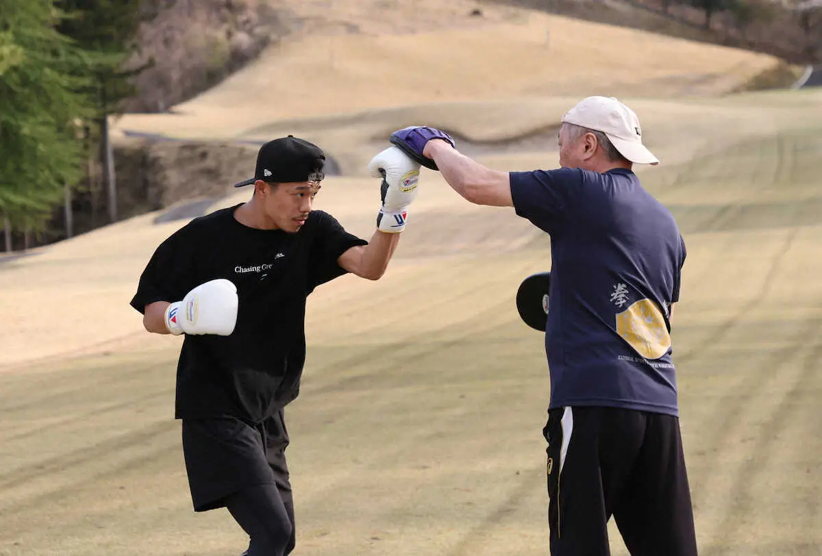 【画像・写真】中谷潤人　尚弥とのドーム決戦に気合も「成長しなければ…」6月想定の次戦へサウスポーとのスパー開始