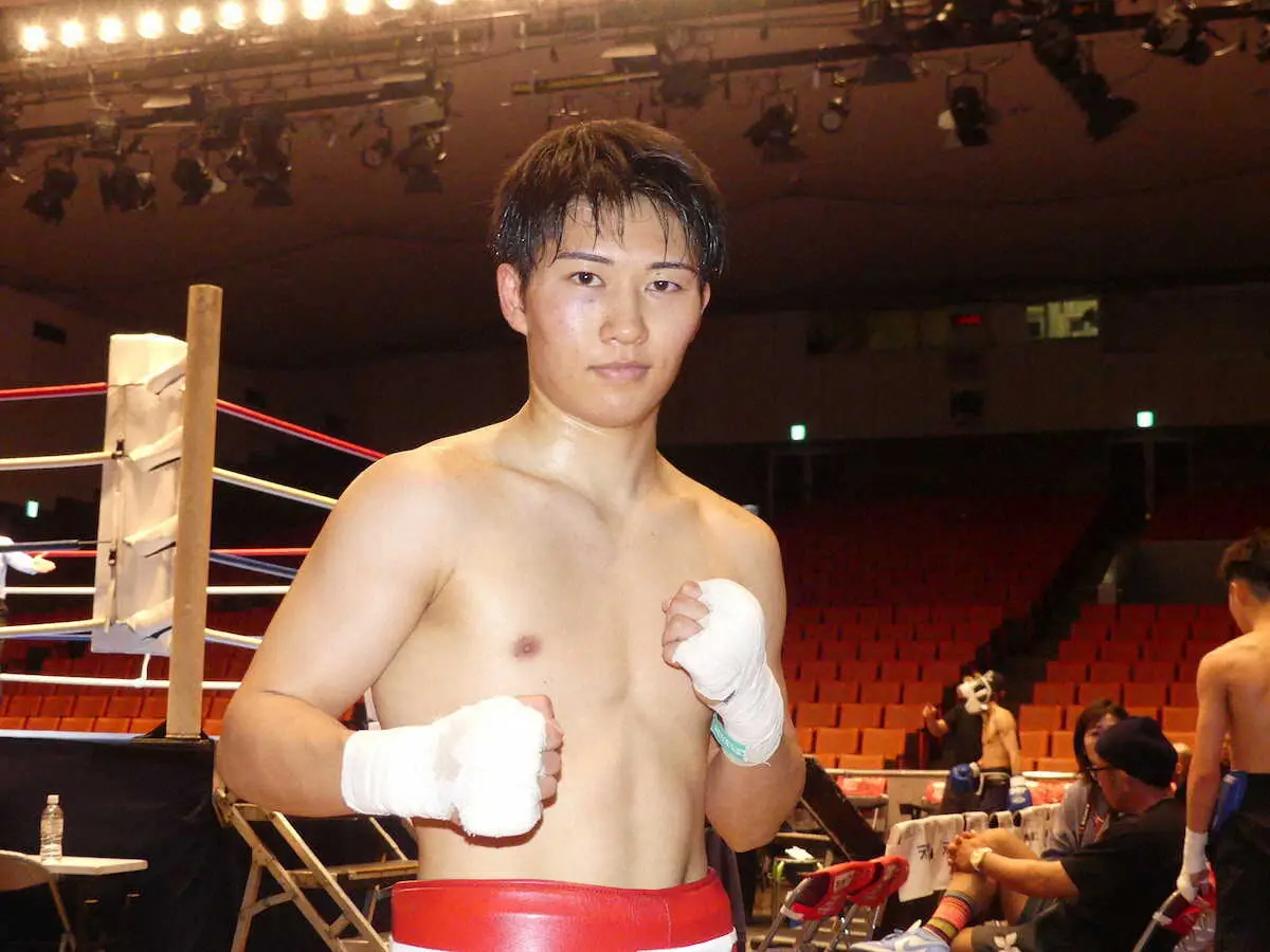 【画像・写真】大橋ジムからプロ転向のアマ8冠・荒竹一真がB級プロテスト合格　5・28デビュー戦相手は…