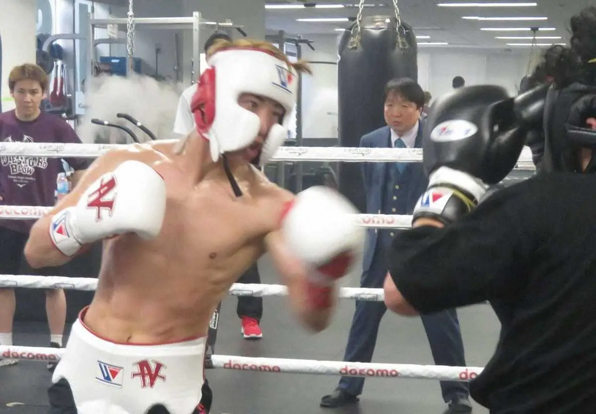 【画像・写真】尚弥　ベガス戦に向け最終仕上げへ　日本フェザー級12位との6Rのスパー実施「かなり順調にきている」