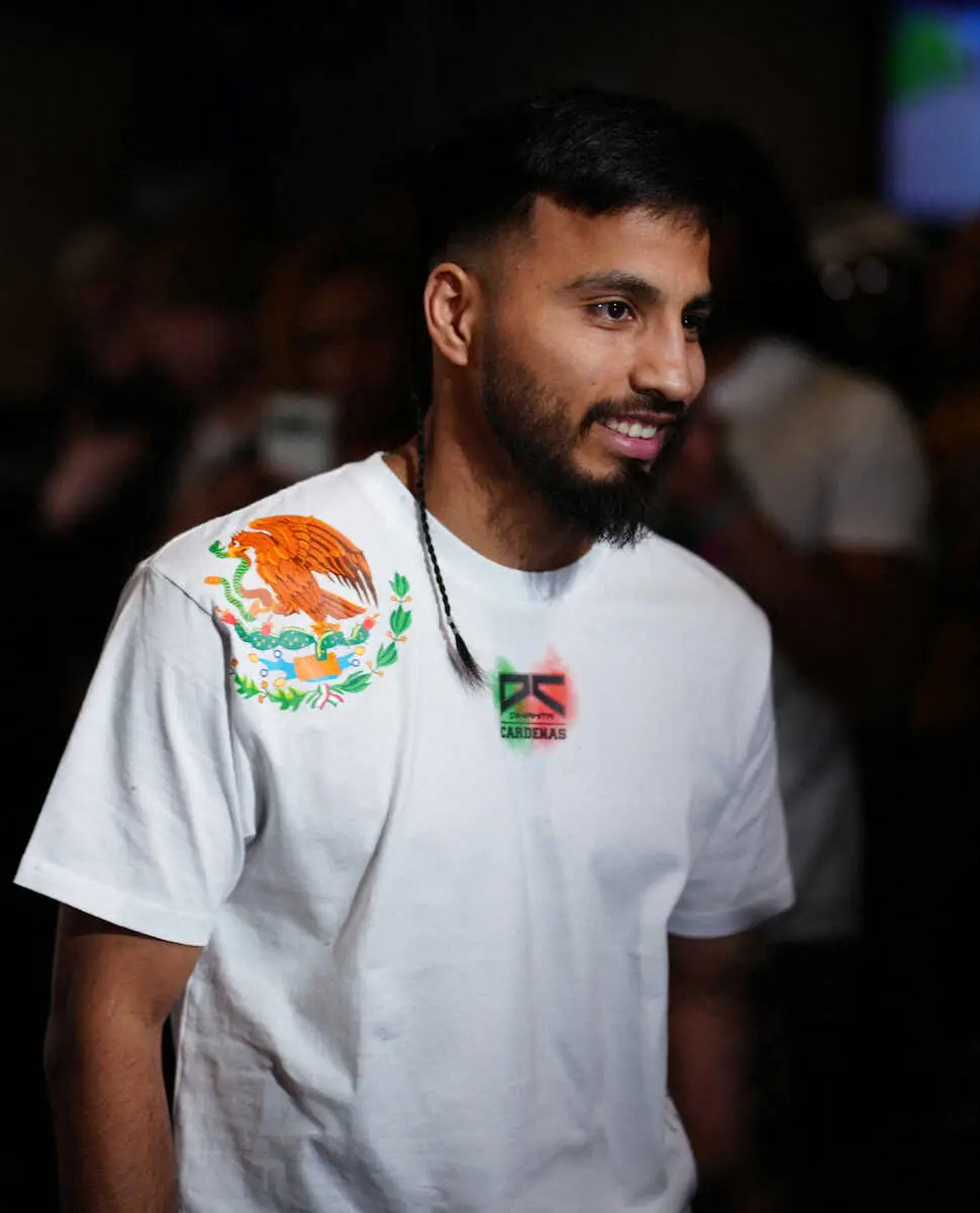 【画像・写真】尚弥に挑戦のカルデナスが公開練習「歴史をつくるためにここにいる」　シンコ・デ・マヨ週の主役は譲らん