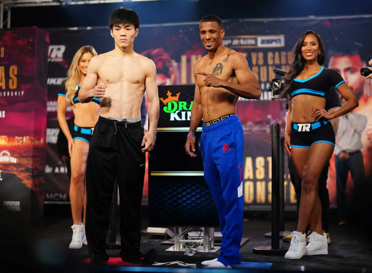 【画像・写真】東洋太平洋王者・中野幹士　ベガスデビュー戦へ前日計量パス　「必ず勝つという気持ち」