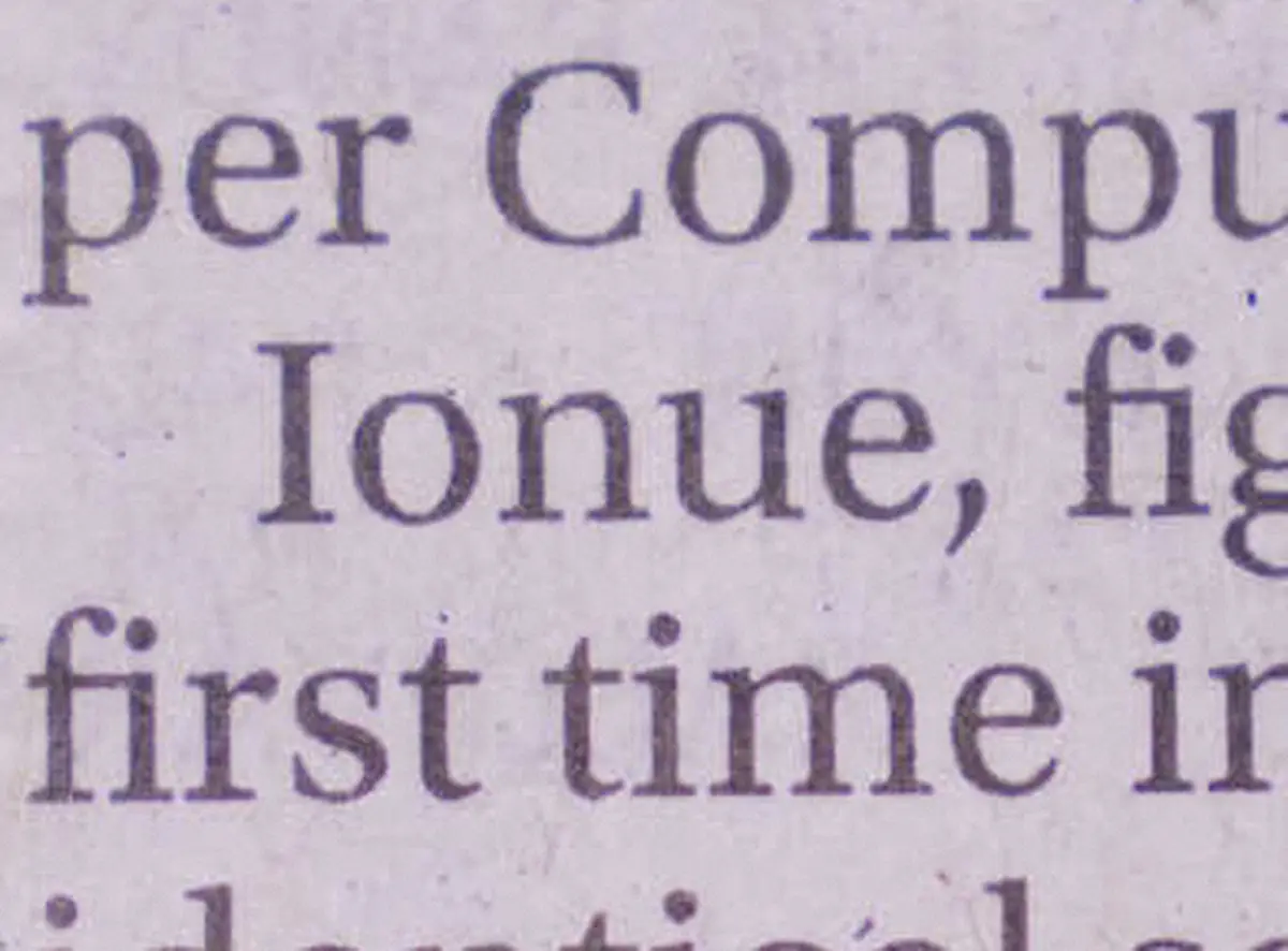 【画像・写真】ラスベガス・レビュージャーナルで井上とカルデナスの一戦が報じられるが井上の名前を「Ionue」と誤表記