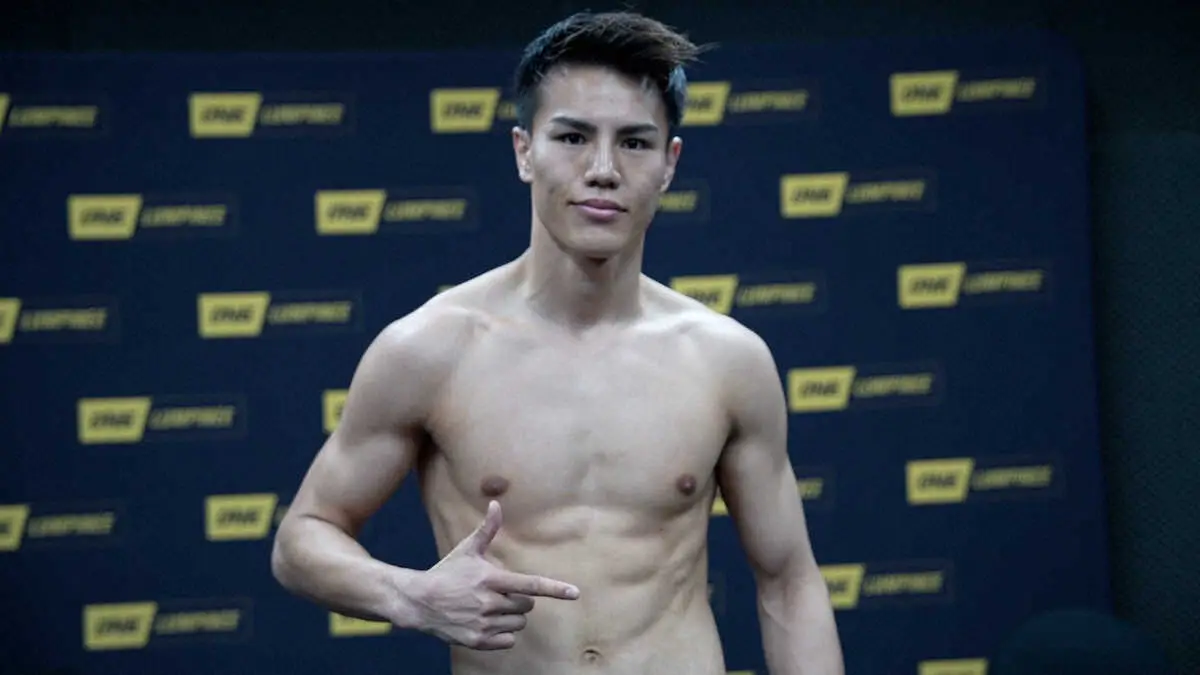 【画像・写真】【ONE】緊急参戦の海人が計量パス「1RからKOを狙っていく」