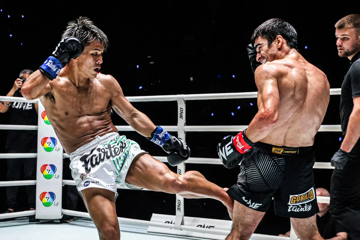 【画像・写真】元Kー1王者・与座優貴　ONEデビュー戦で判定勝利！強烈な蹴りで相手を圧倒「本当にうれしいです」