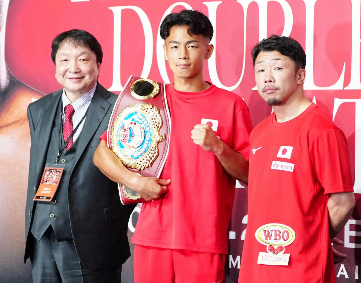 【画像・写真】武居由樹“衝撃”TKOでV2！大橋会長が次戦以降を示唆「指名試合が終わったら面白い対決を…」