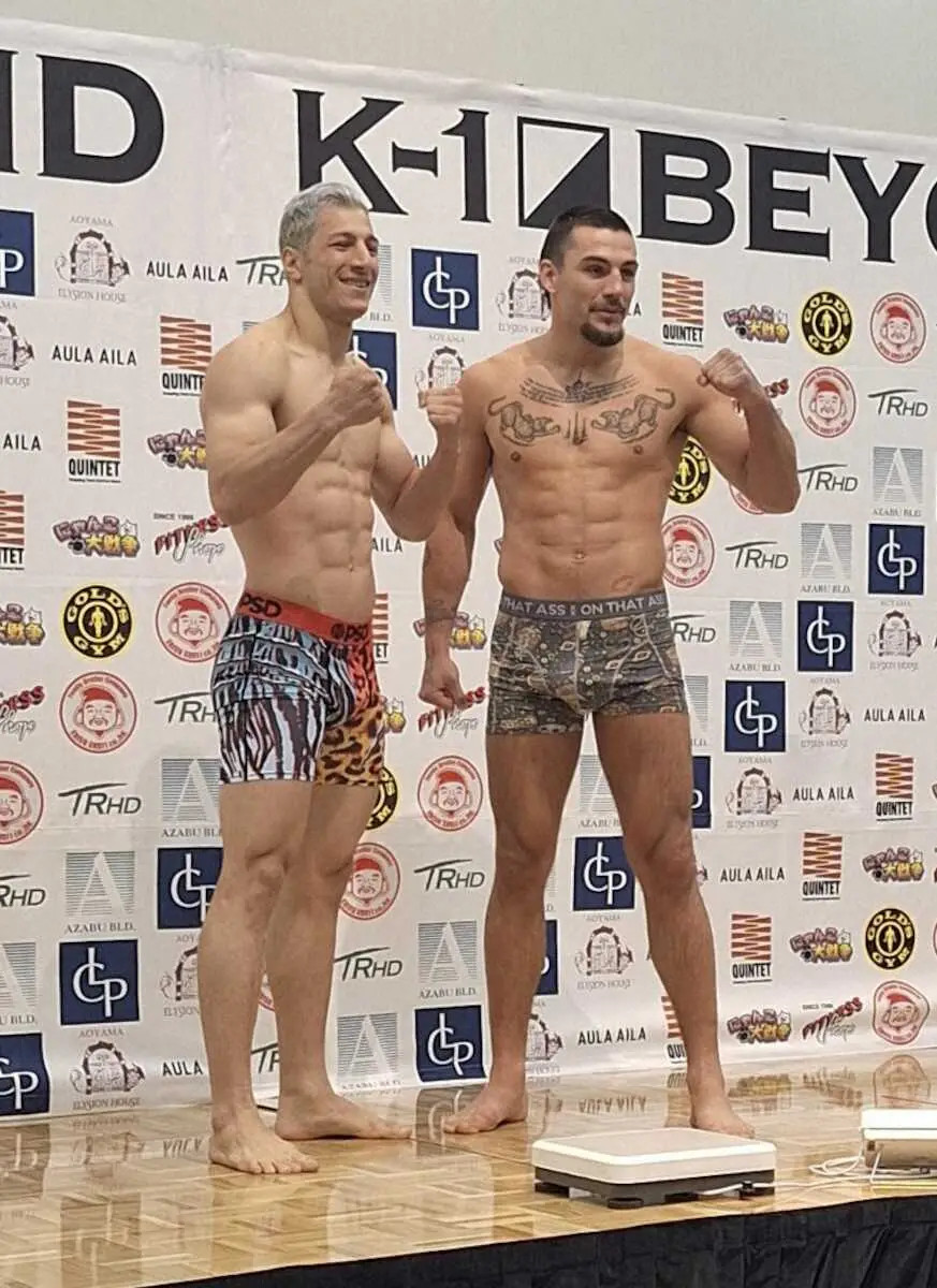 【画像・写真】クルーザー級王座決定戦も2人が意気込み　ターザン「KOするだけ」