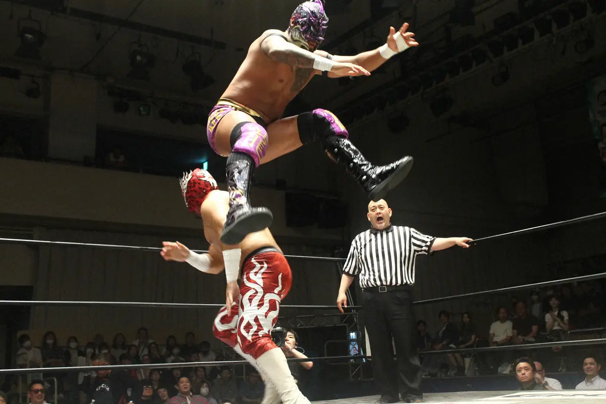 【画像・写真】ドラゴン・ベイン　脳振とうの症状で緊急搬送も…現状についてノアが公式発表「検査結果は問題なし」