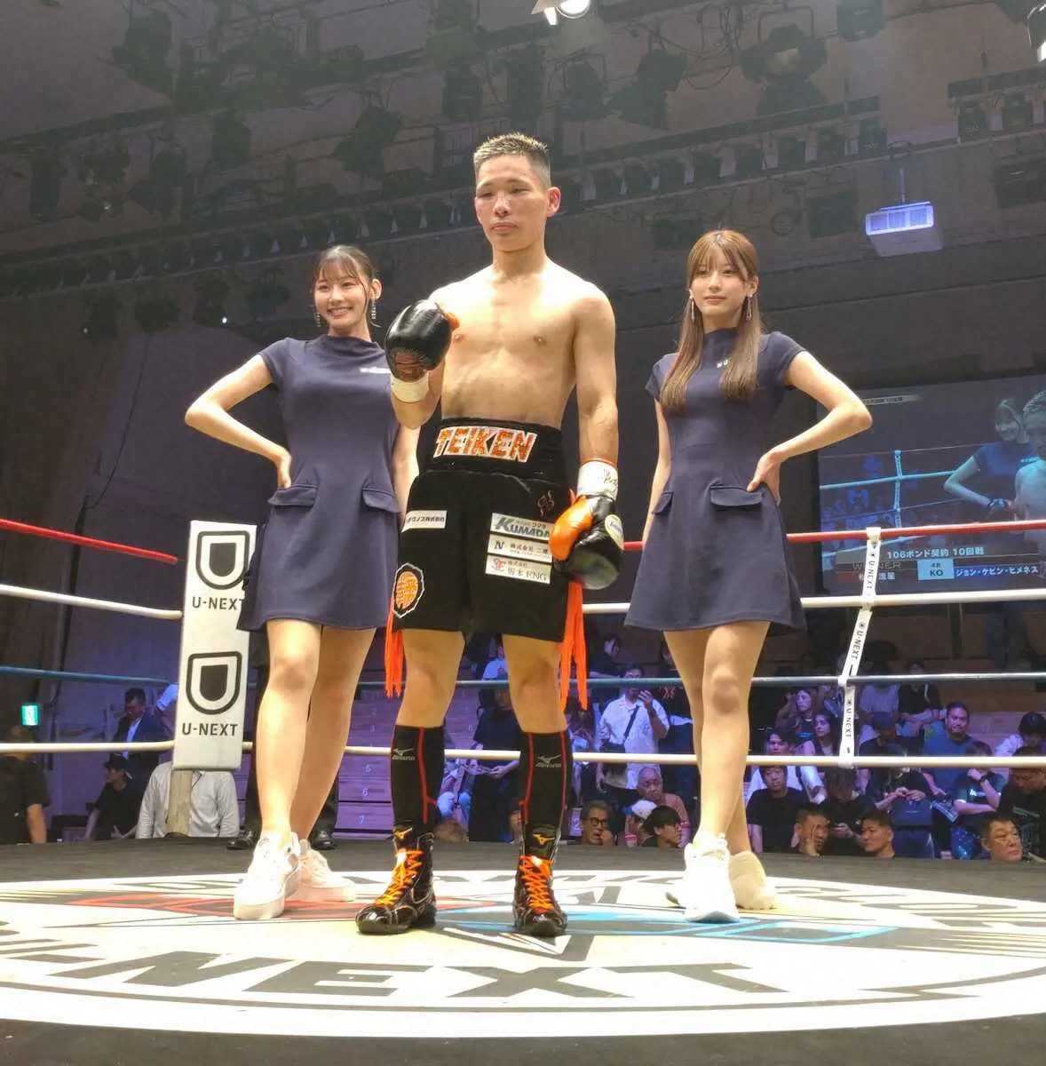 【画像・写真】【プロボクシング】日本ミニマム級王者・松本流星が3連続KO勝利　世界挑戦をアピール