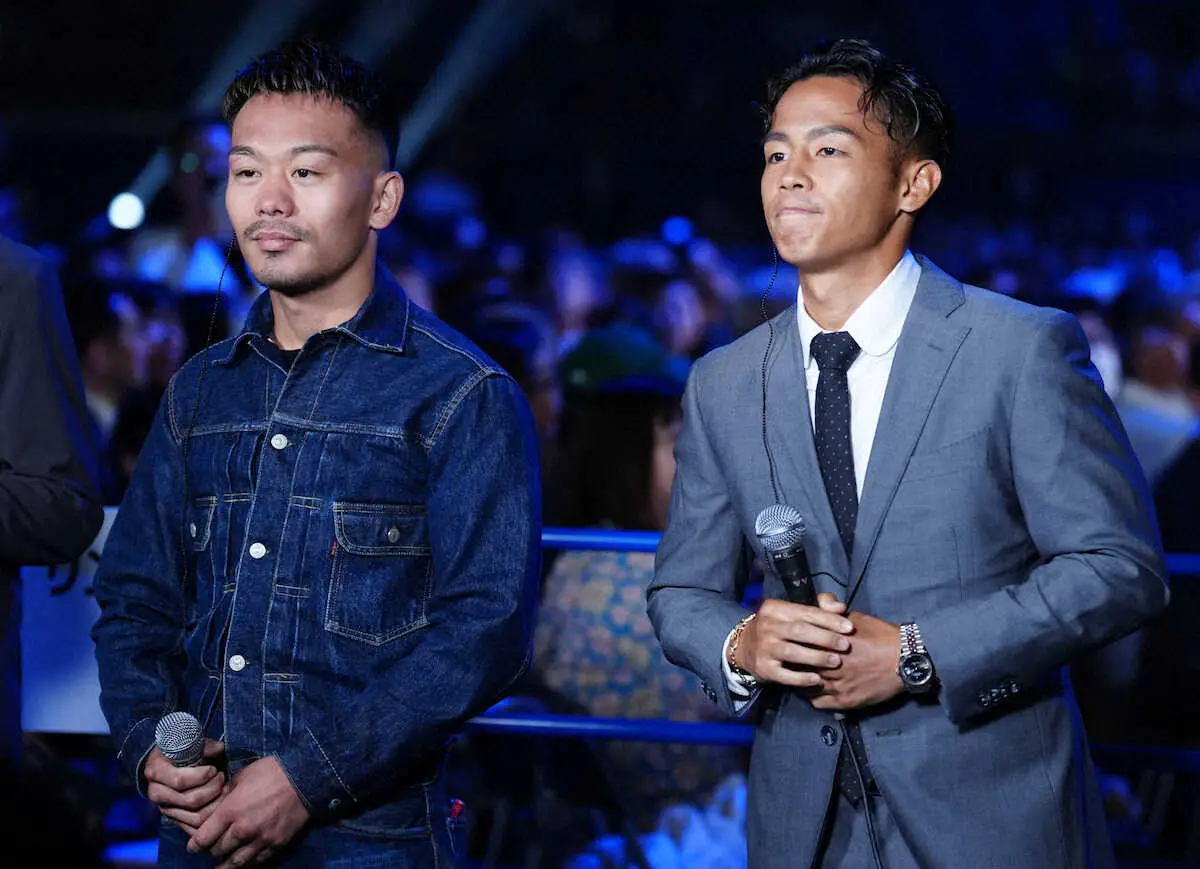 【画像・写真】武居由樹＆堤聖也が中谷VS西田の統一戦に期待！武居「緊張感のある試合」堤「とにかく楽しみ」