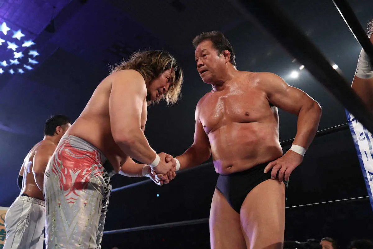 【画像・写真】愛知県体育館ラストで棚橋が決めた 「名古屋の皆さん愛してます」