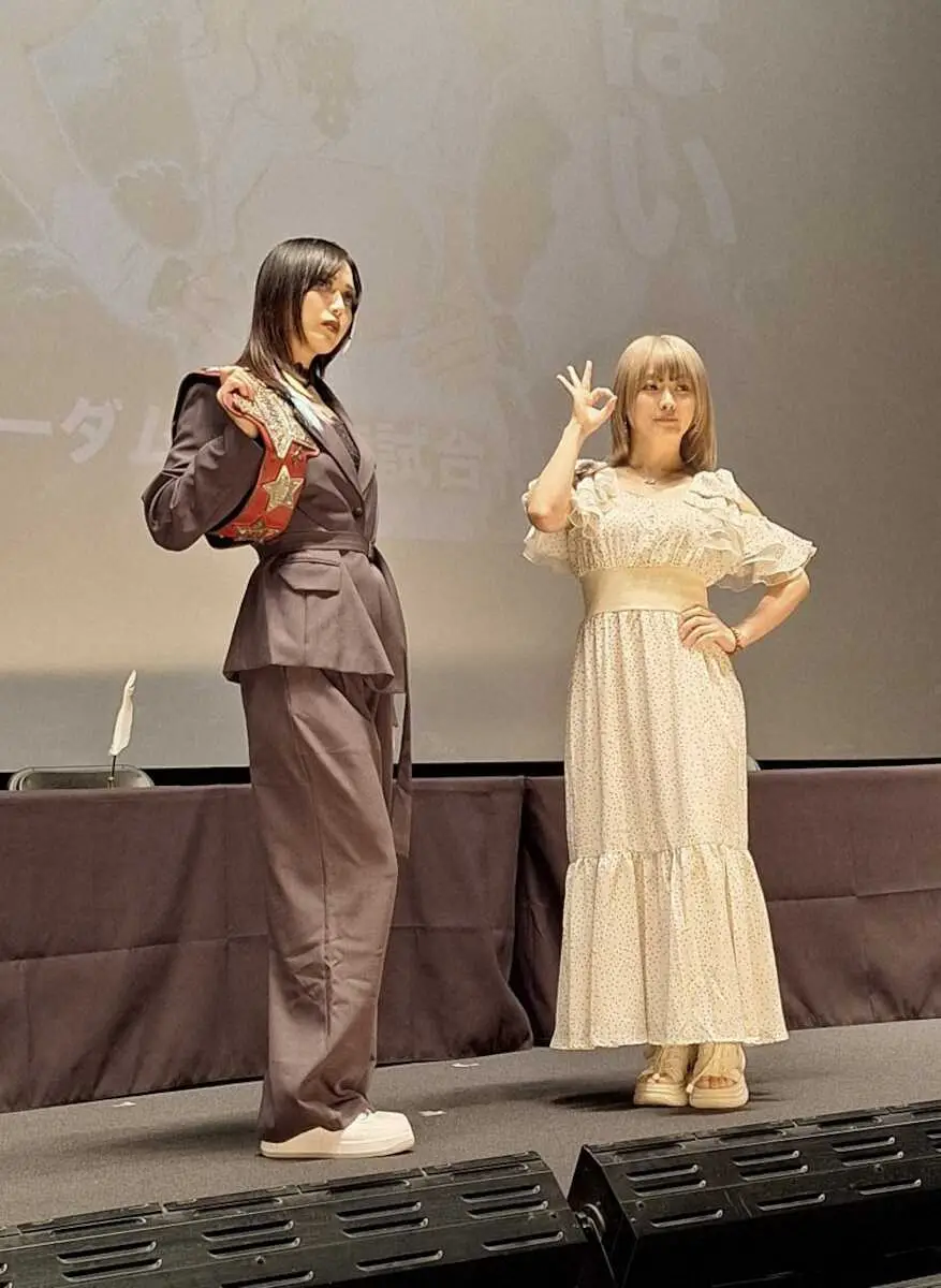【画像・写真】ワールド・オブ・スターダム王者・上谷「沙弥様に夢中それが結果だ」 挑戦者・なつぽい「茶番だ」