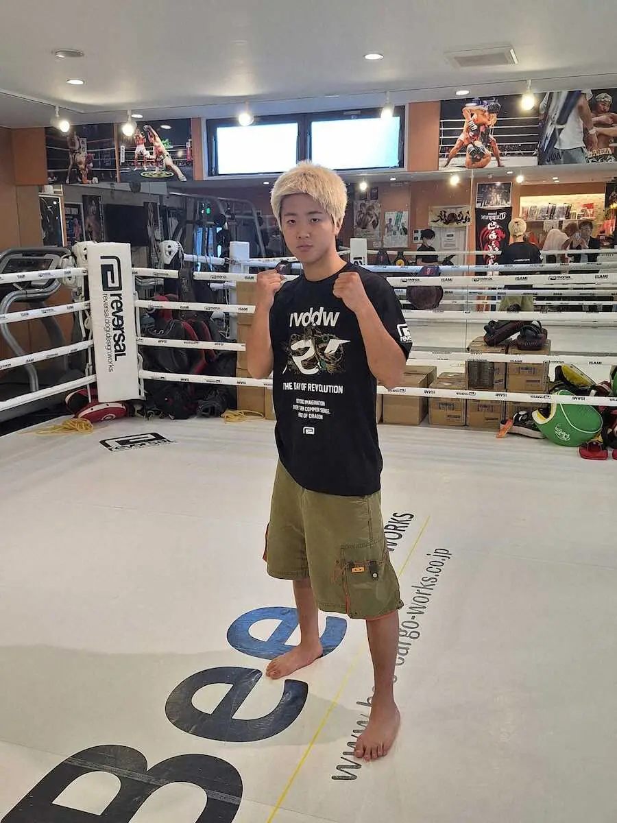 【画像・写真】【RISE】天心の弟・龍心は調子はいい 「生意気に首を刈りにいきます」