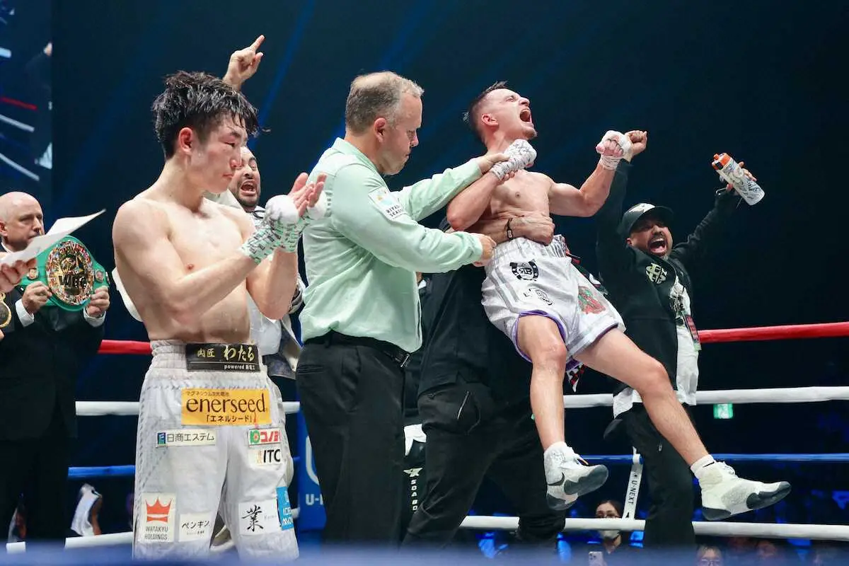 【画像・写真】新統一王者のサンドバル「誇りに思う」　5回のダウンは「フラッシュダウン。あまり効いていない」