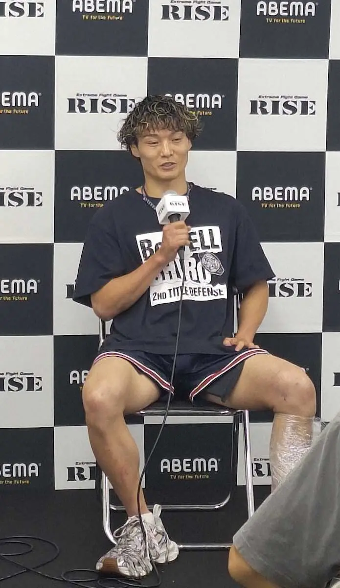 【画像・写真】【RISE】王者の志朗が4年ぶりのリベンジ成功「K－1とRISEの王者対決やりましょう」