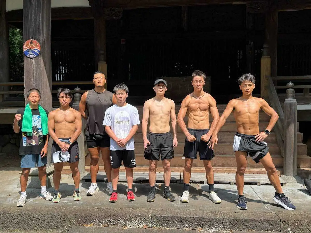 【画像・写真】WBO世界バンタム級王者・武居由樹ら　大橋ジム勢が静岡合宿スタート