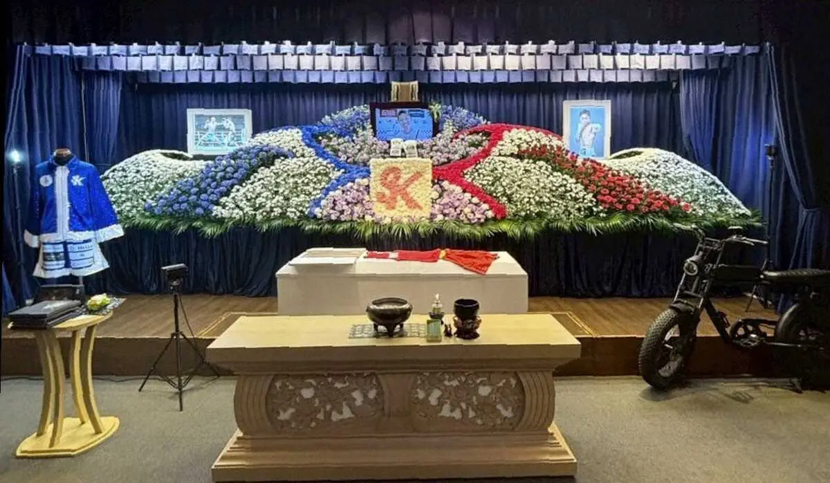 【画像・写真】神足茂利さん葬儀に200人参列　中谷潤人が弔辞「最後まで一生懸命戦い抜いた神足君を心から誇りに思う」