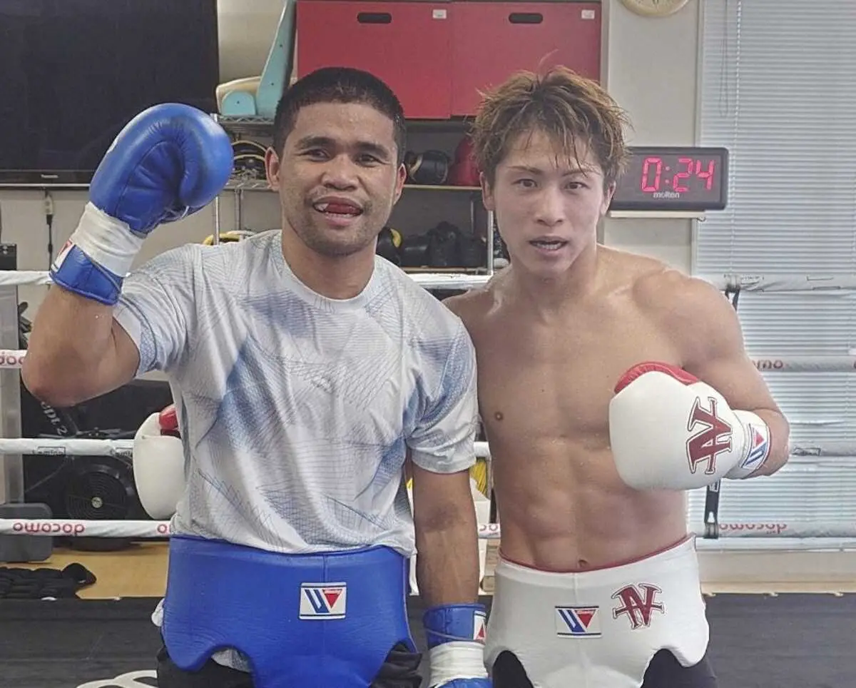 【画像・写真】井上尚弥　タパレスとのスパーリング終了を報告「最高の準備ができました！9月14日が待ちきれない」