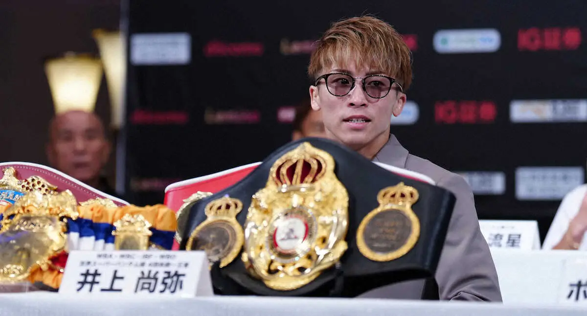 【画像・写真】井上尚弥　9・14激突のアフマダリエフと決戦の地で初対面　ファンへ「試合を目に焼き付けてほしい」