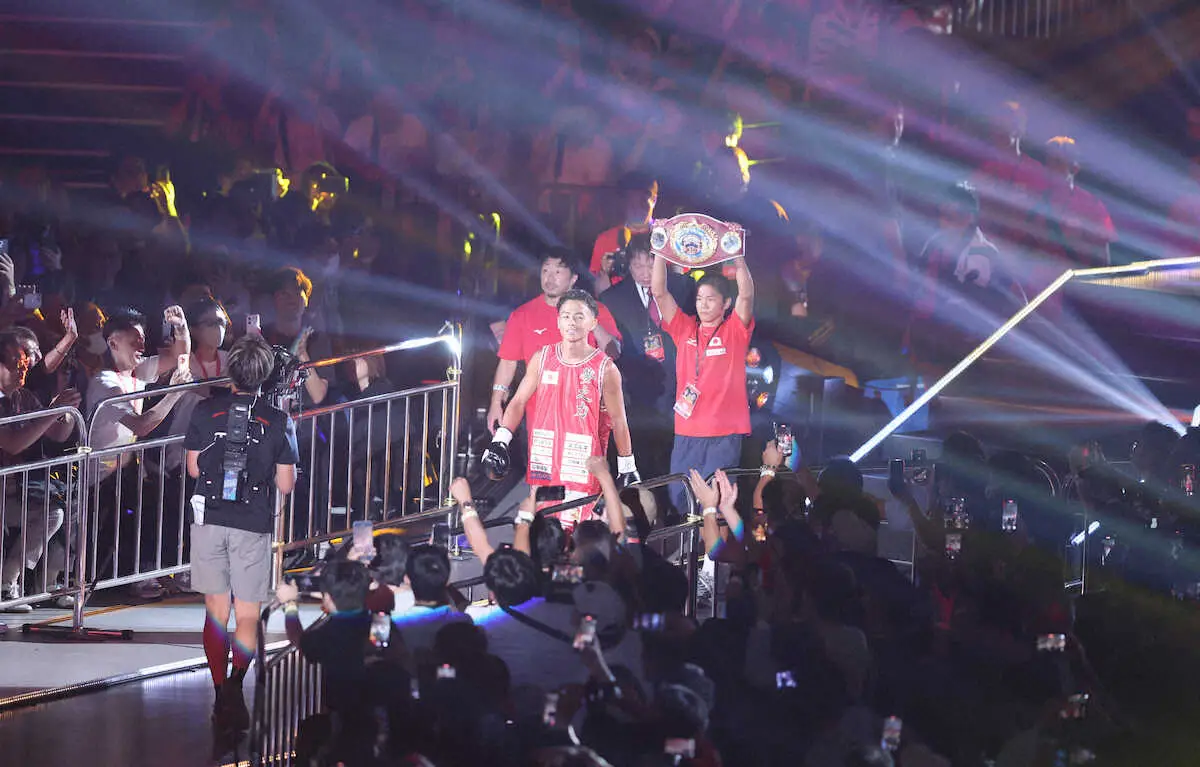 【画像・写真】武居由樹の入場コスが“湘北高校”過ぎると話題「宮城リョータみたい」「りょうちん」