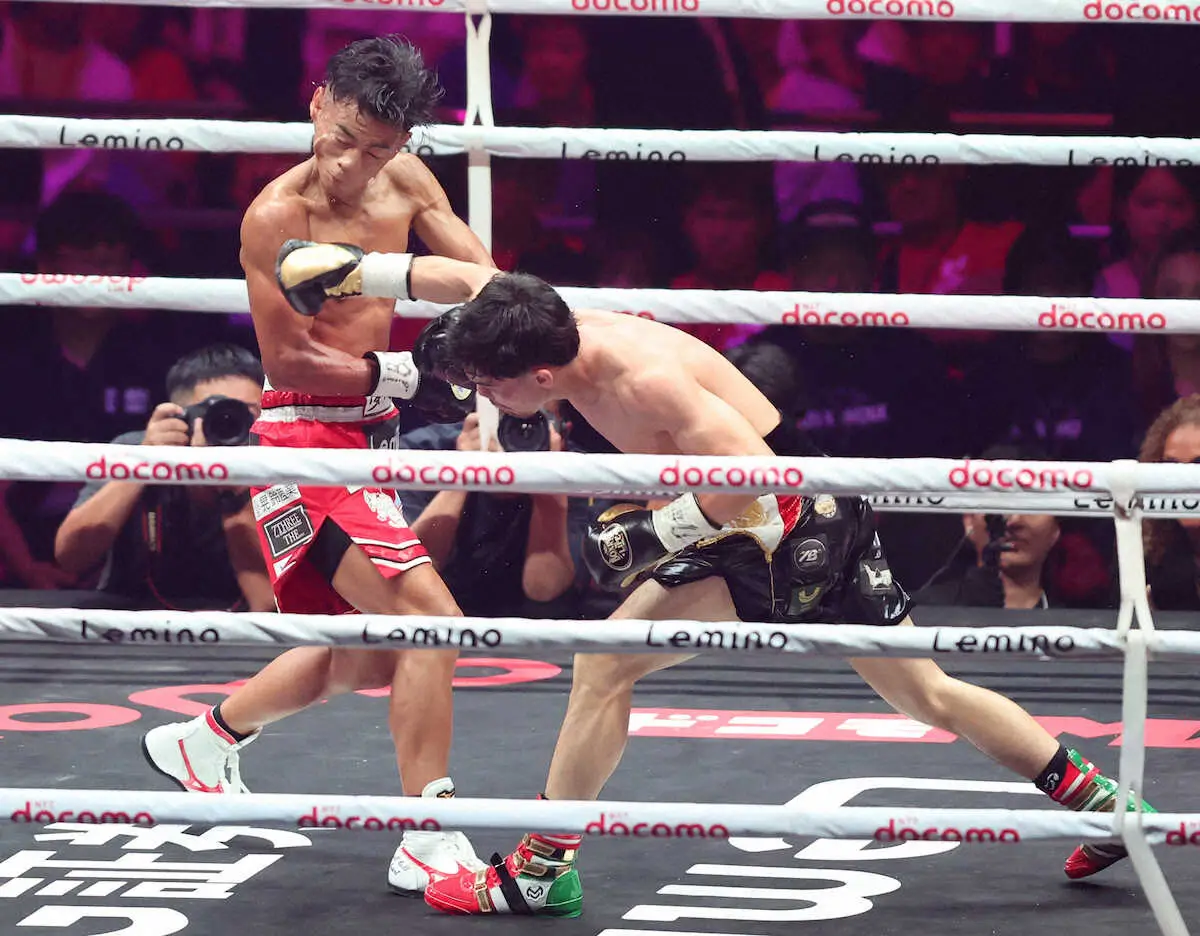 【画像・写真】武居由樹4回TKO負け！那須川天心との対決遠のく…「超えなければいけない」指名試合で王座陥落