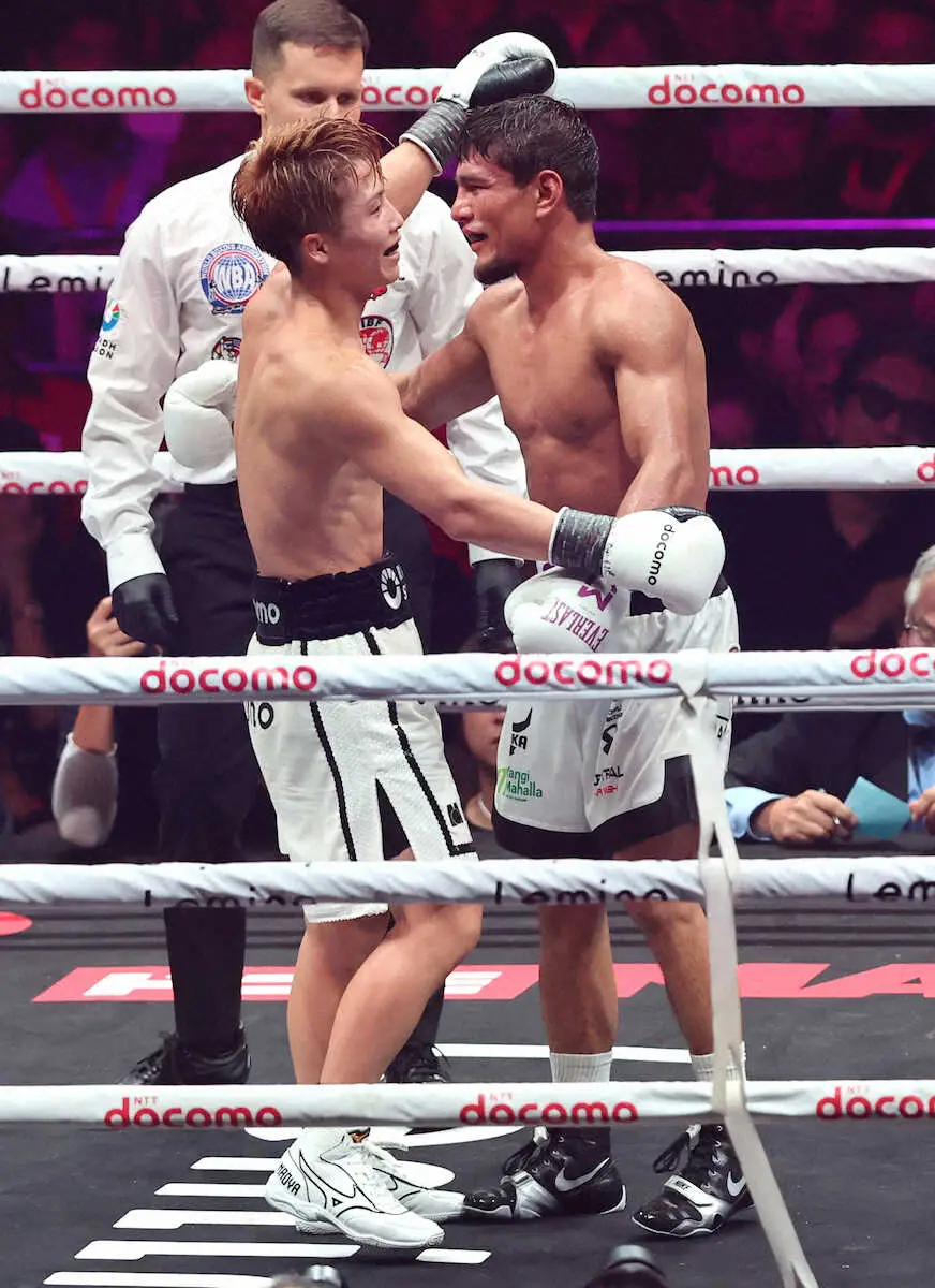 【画像・写真】アフマダリエフ陣営　尚弥に完敗も判定に少し不満？「もっと接戦だったんじゃないかな？と…」