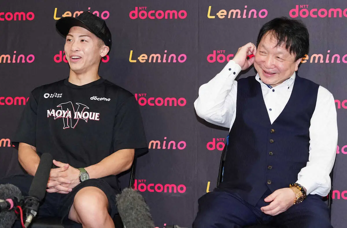 【画像・写真】尚弥　次戦の戦い方は「ピカソの映像を見ながら…」未発表なのにポロリ　大橋会長も苦笑い