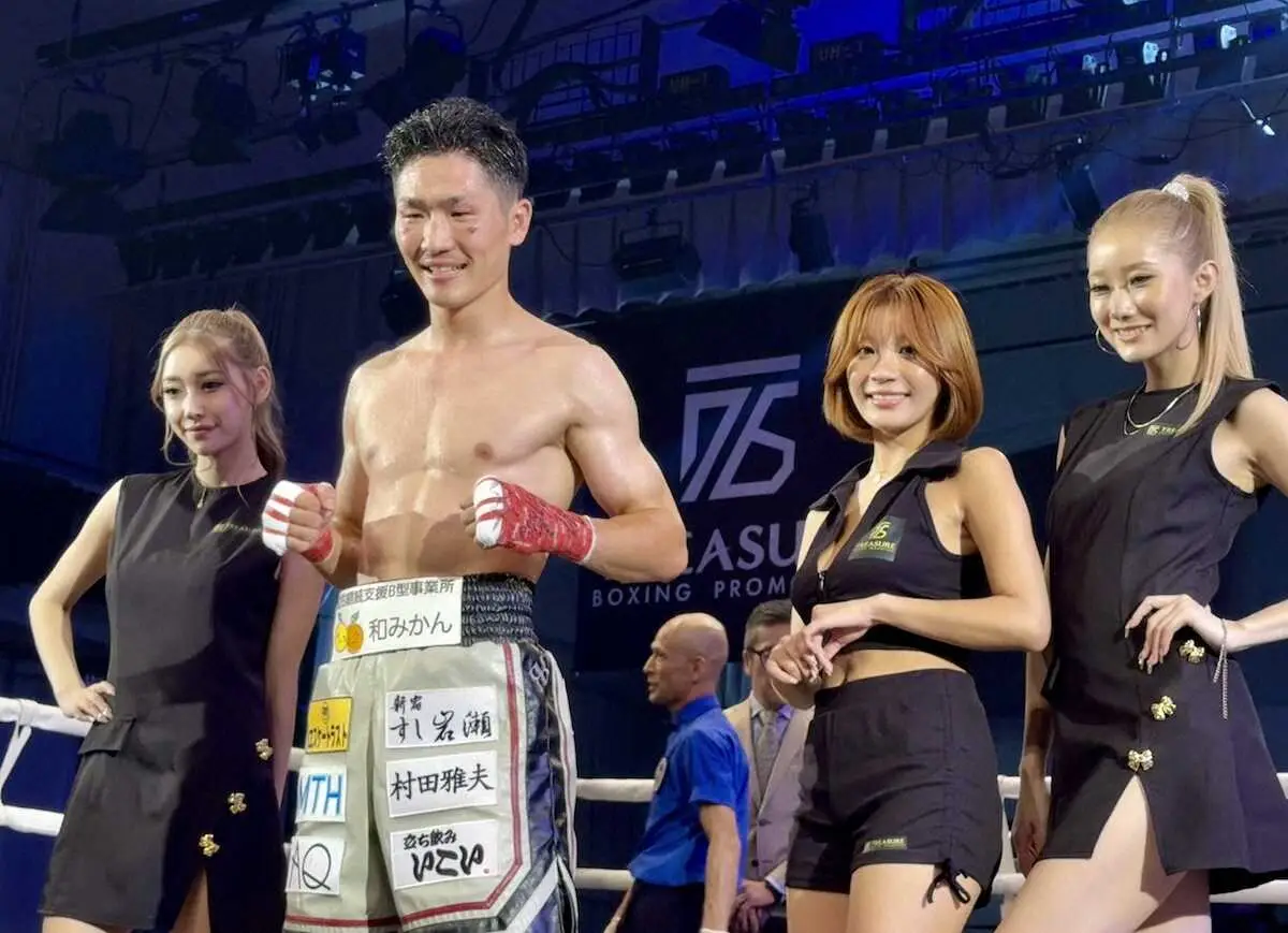 【画像・写真】前東洋太平洋王者・栗原慶太が復活の大逆転勝利　無敗の金城隼平にダウン奪われながらも5回KO勝ちで再起
