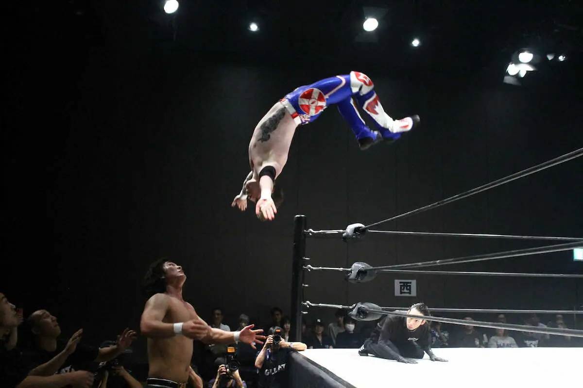 【画像・写真】【GLEAT】五反田で国際シングル実現！ジュンジェが世界大注目のハイフライヤーに勝利