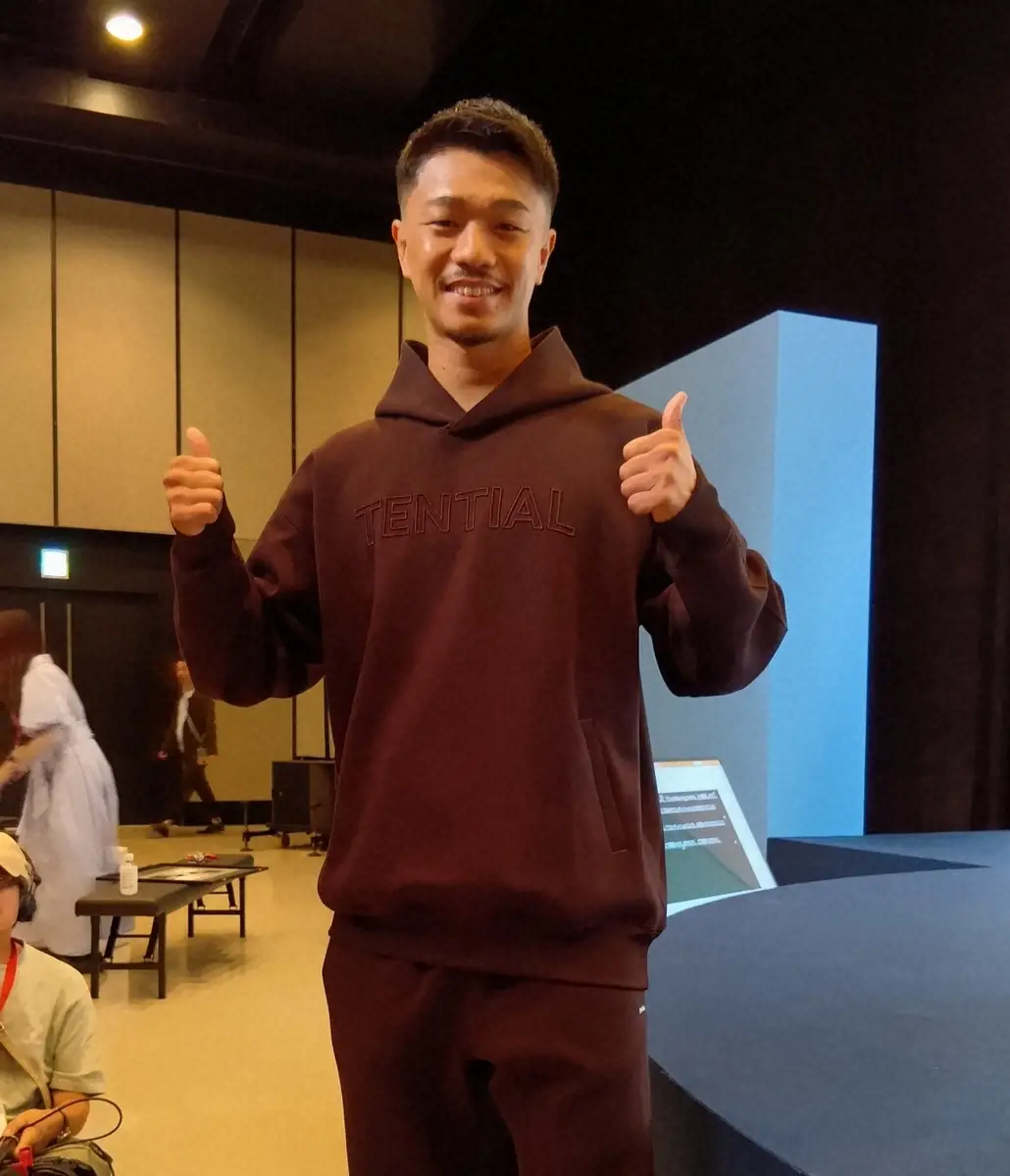 【画像・写真】「ＴＥＮＴＩＡＬ」とコンディショニングサポート契約を結んだ中谷