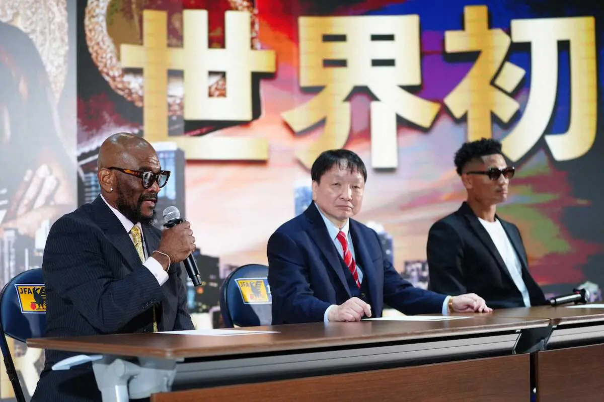 【画像・写真】世界初挑戦決定の平岡アンディ「拓真さん尚弥さんにつなげる」“恩師”明石家さんまへ「勝利届けたい」