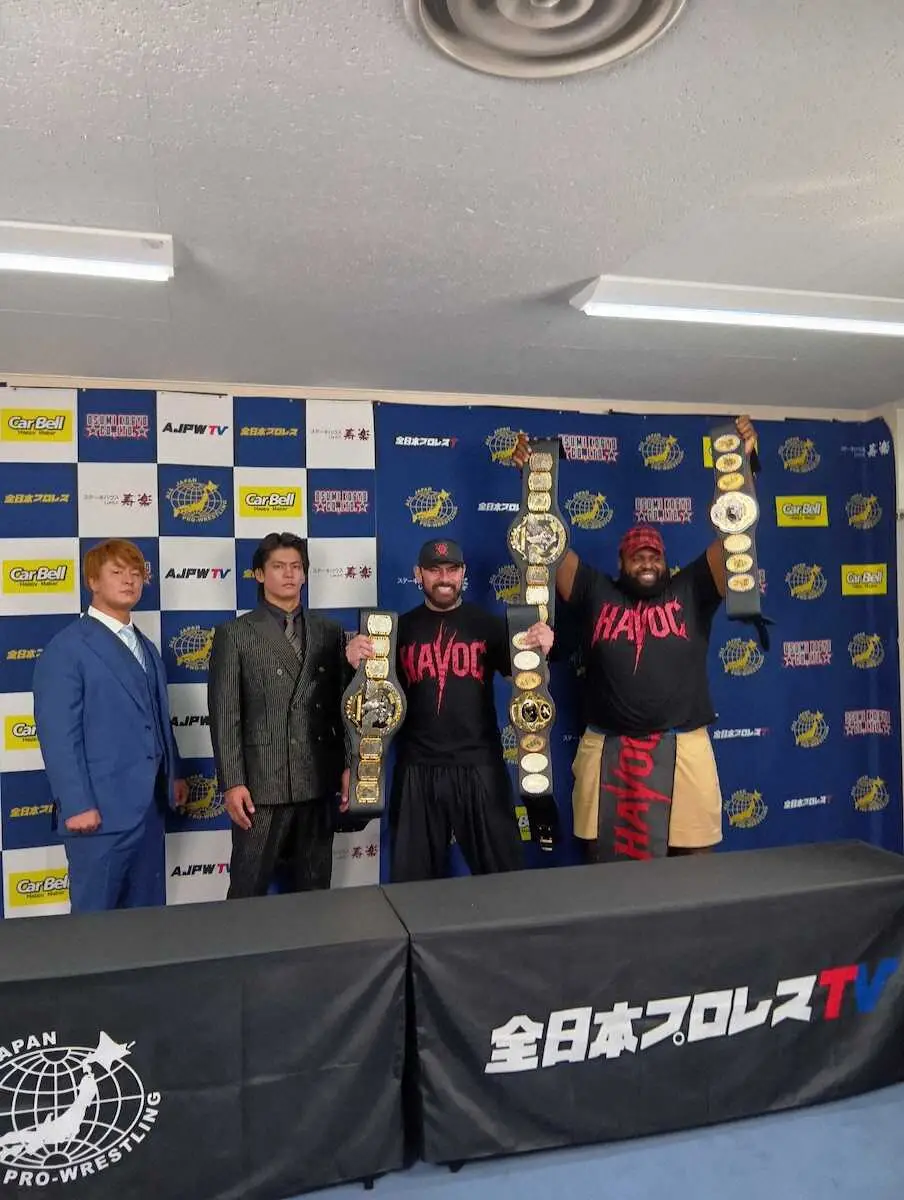 【画像・写真】【全日本】世界タッグ王者組のザイオン、オデッセイ組に青柳優、安斎組が挑戦決定