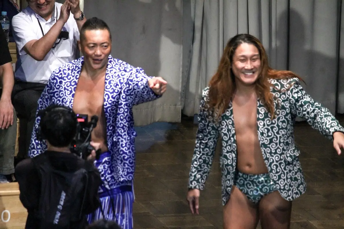 【画像・写真】【GLEAT】CIMA・黒潮が新タッグ王者に！黒潮「こんな日が来ていいの…」、CIMAは永久防衛宣言
