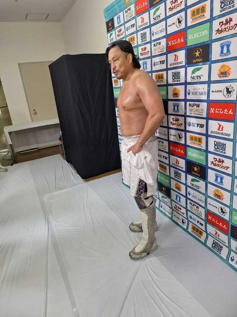【画像・写真】後藤洋央紀が3カ月半ぶり復帰戦で勝利 「これから後藤革命第2章の始まりだ」　負傷の右肘テーピングなし