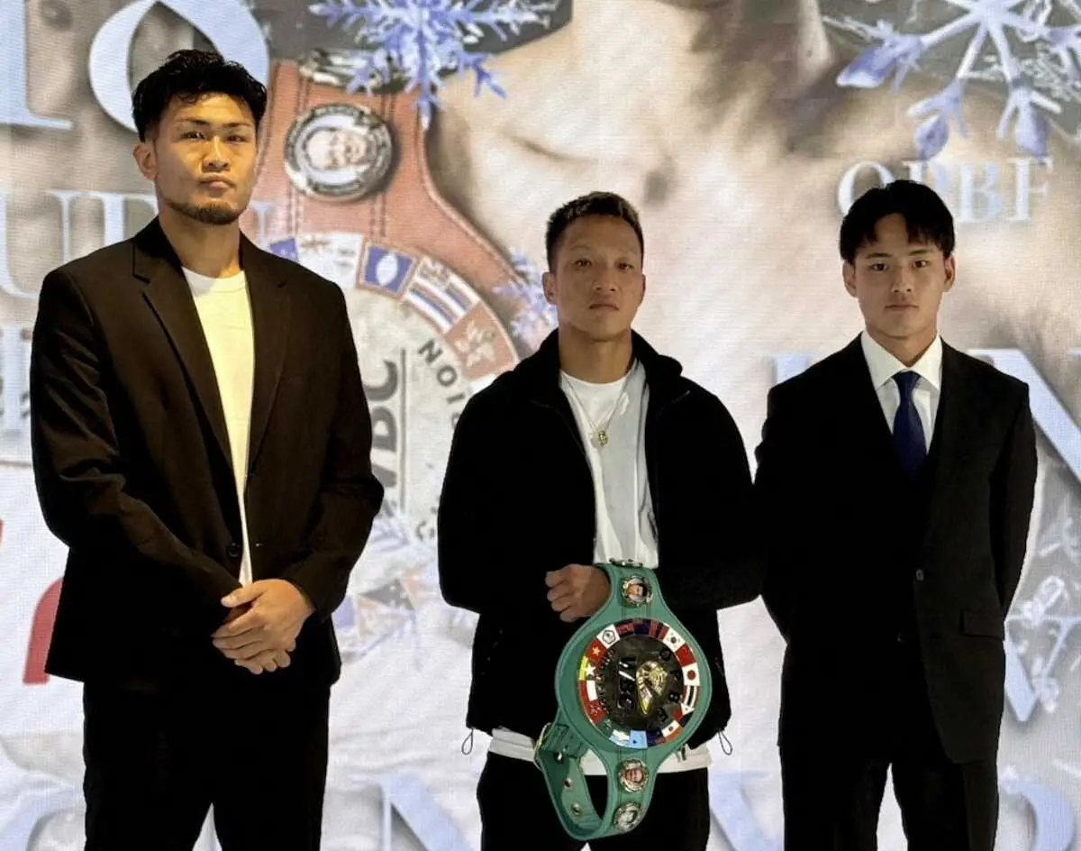 【画像・写真】東洋太平洋王者・中嶋一輝　12・18世界戦前最後の防衛戦？　ホープ坂井優太も同興行参戦