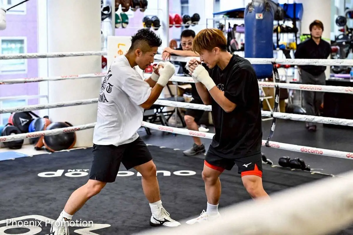 【画像・写真】井上拓真　11・24天心戦へ超豪華パートナー陣と充実スパー　兄・尚弥も“左構え”でアドバイス