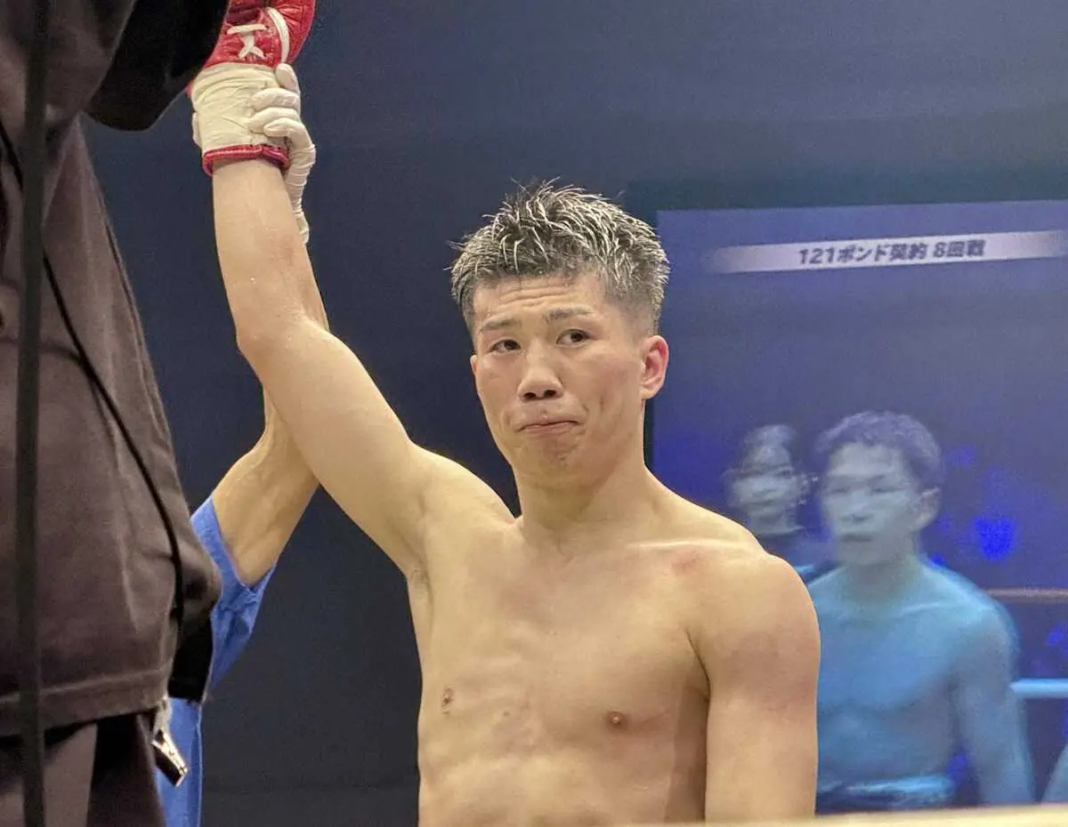 【画像・写真】日本Sバンタム級6位の福井勝也が大差判定勝ちで再起　石井渡士也に敗れた日本王座決定戦以来のリング