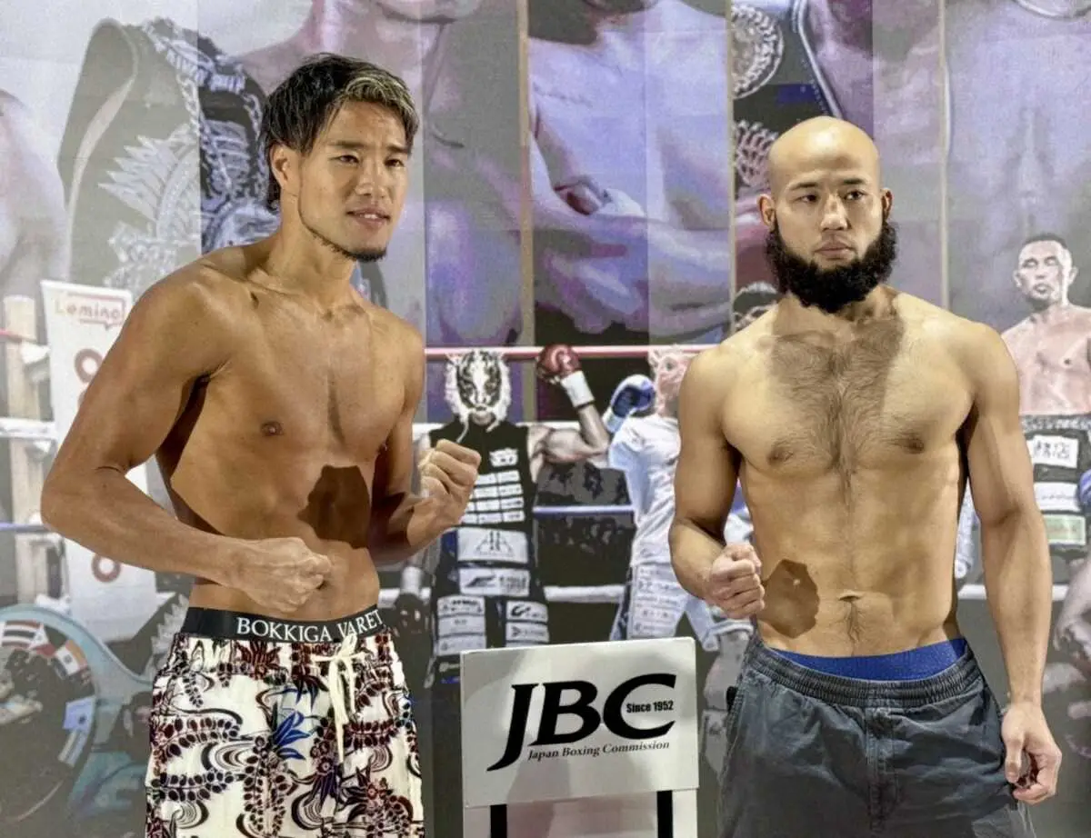 【画像・写真】2冠王者セムジュに雪辱目指す皆川直輝が挑戦者決定戦の計量パス　“戦友”安青錦は大関昇進決定