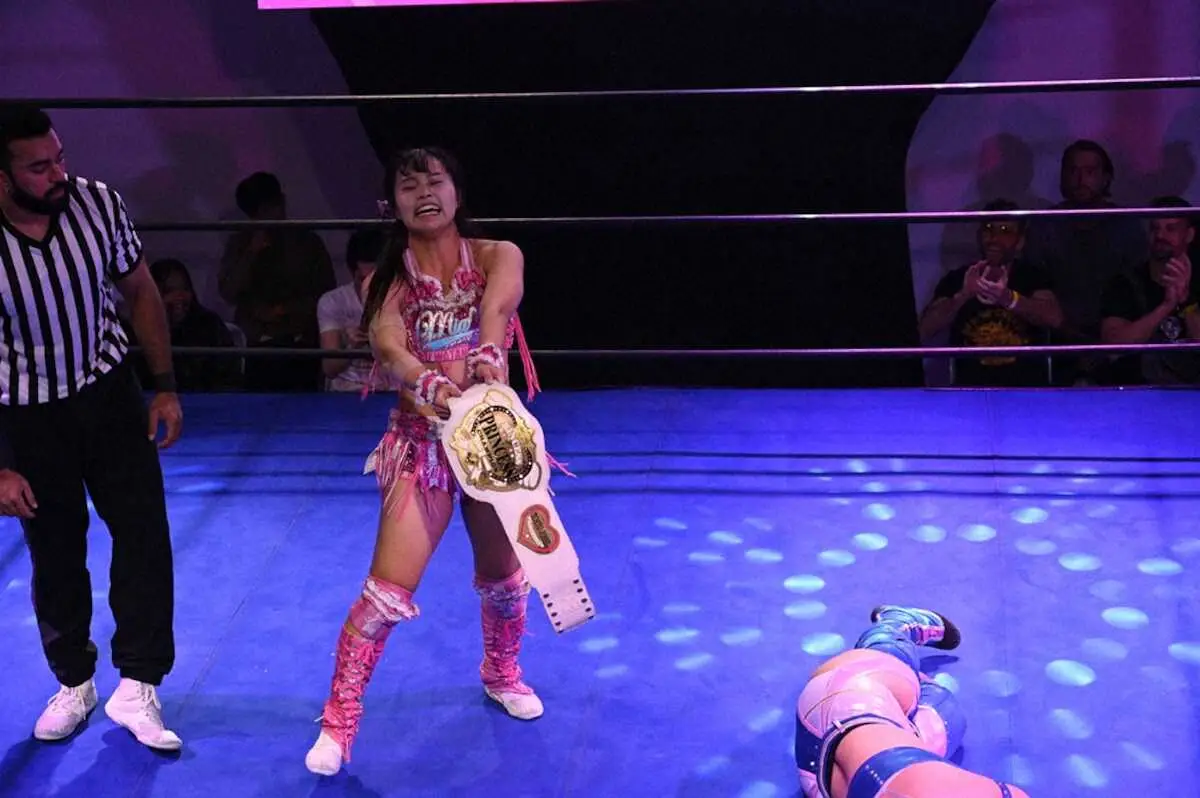 【画像・写真】【東京女子プロレス】初のタイ・バンコク大会は大成功　プリプリ王者・渡辺未詩が3度目の防衛に成功