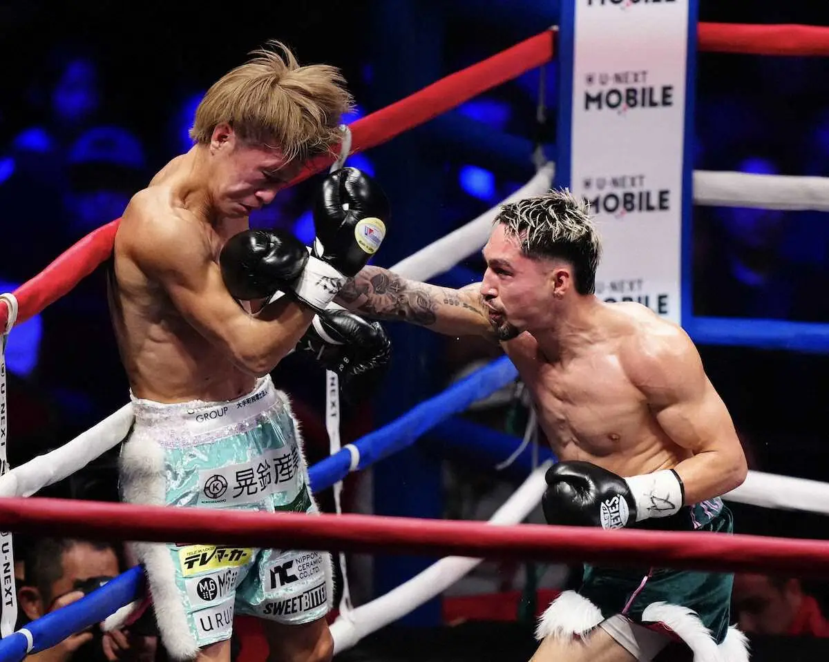 【画像・写真】桑原拓2度目の世界挑戦も実らず…“代役”でオラスクアガと壮絶打ち合いも「悔しい」無念の4回TKO負け