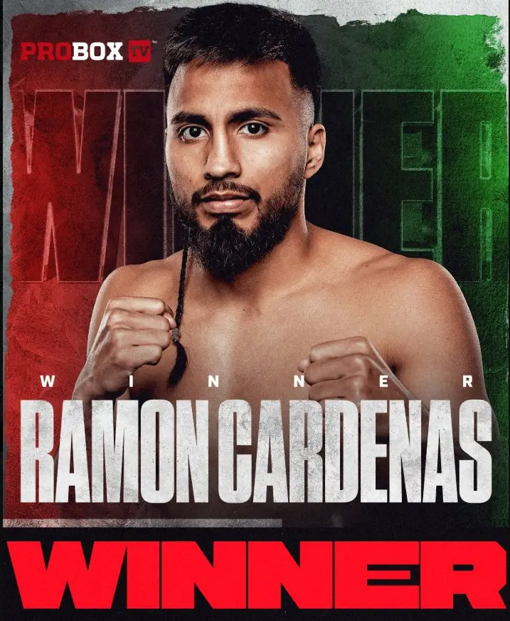 【画像・写真】井上尚弥からダウンを奪ったカルデナスが再起戦にTKO勝利！強烈カウンターで相手は大の字に