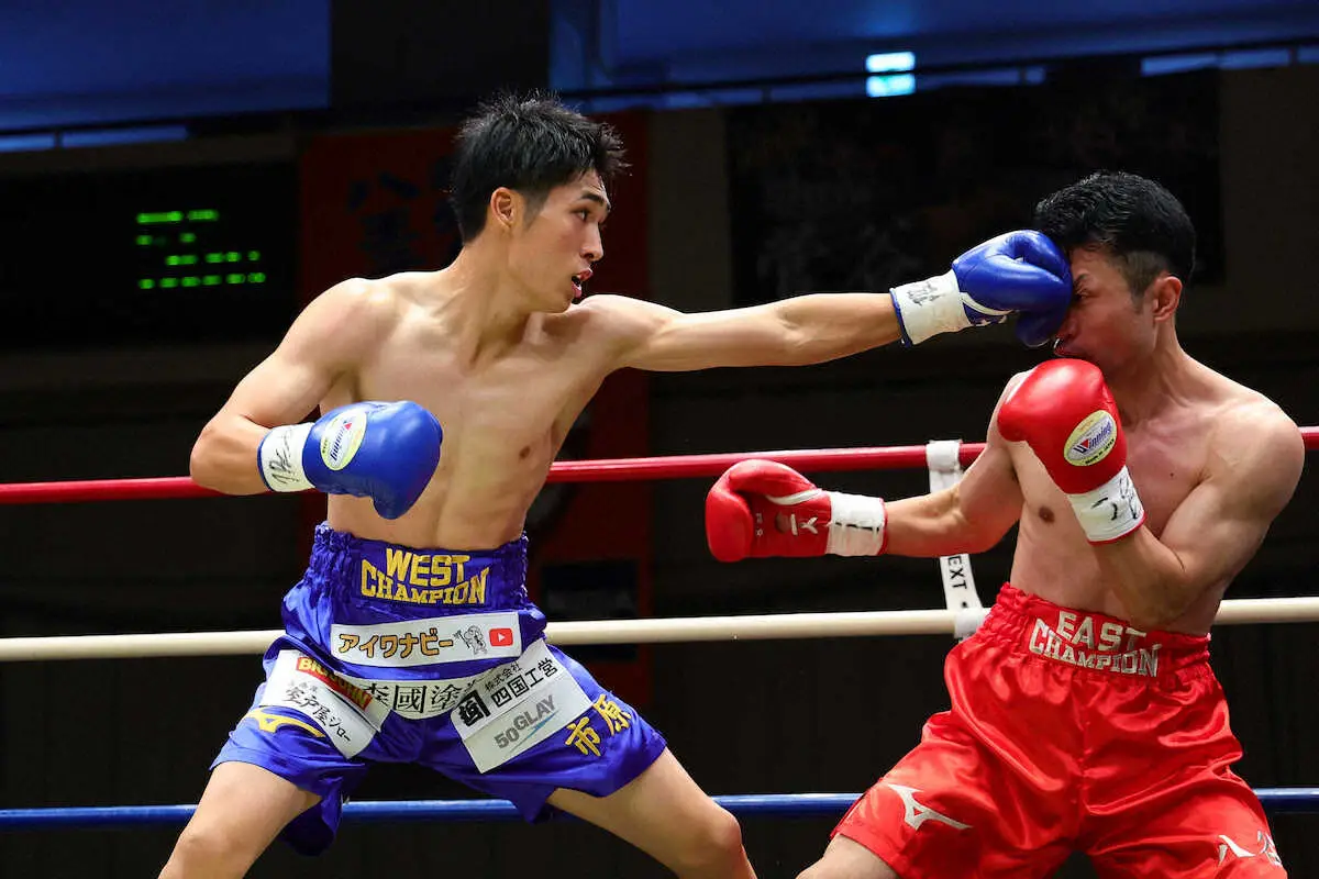 【画像・写真】【プロボクシング】Sバンタム級の市原涼が8戦全勝8KOで敢闘賞　四国のジム2人目の全日本新人王