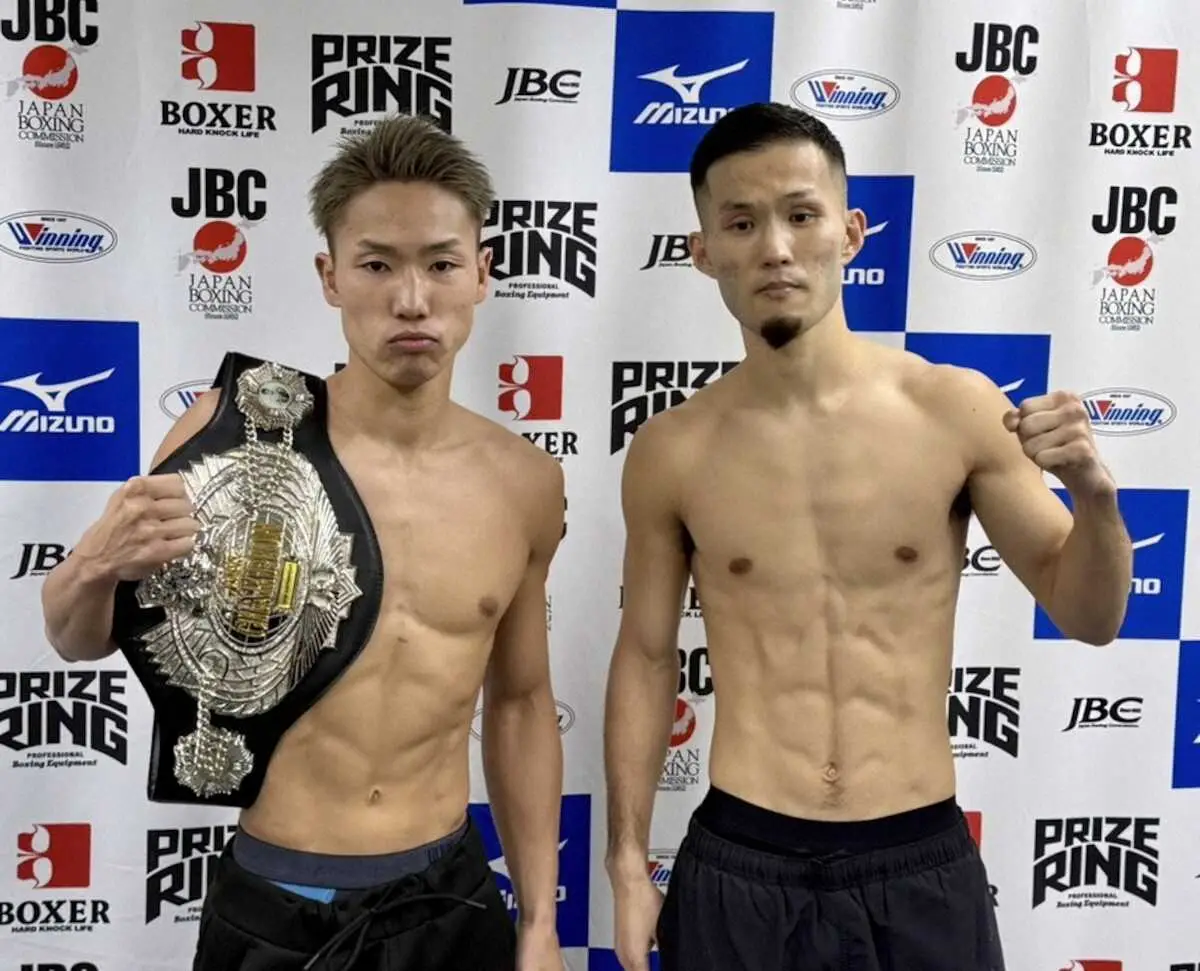 【画像・写真】石井渡士也V2へ「自分の方が強い」池側純との再戦へ自身満々　池側は三度目の正直へ「勝つイメージある」