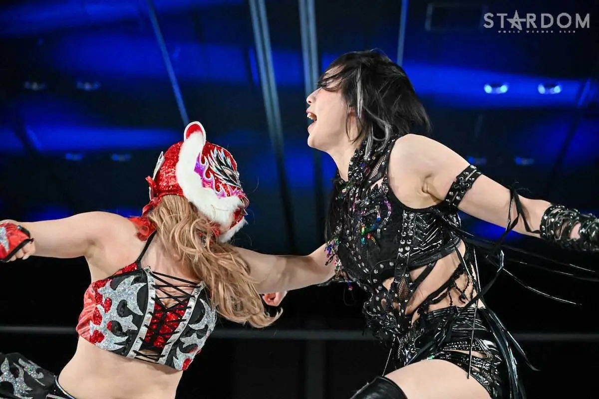 【画像・写真】【スターダム】復帰の上谷はSキッドとの前哨戦はいきなり黒星発進　Sキッド「もっとやり合おうよ」
