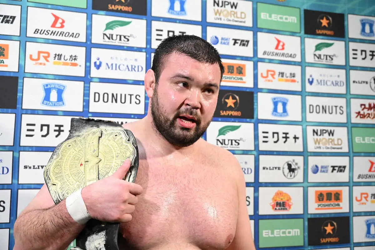 【画像・写真】【新日本】ウルフが8連勝。「デビュー1カ月、もっともっとステップアップする」