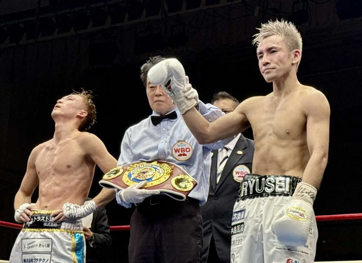 【画像・写真】WBO－AP王者・川浦龍生　無敗のサウスポー韓亮昊に判定勝ちでV3も反省「期待に応えられなかった」